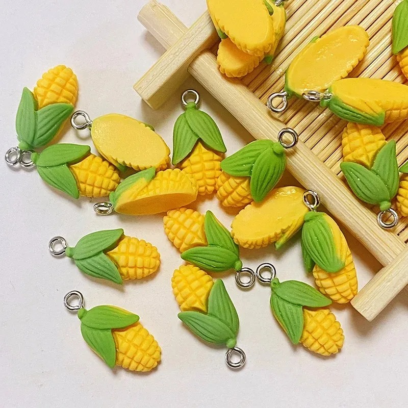 Resin Art Handmade - 20 szt. Zabawne Mini Kukurydzy Warzywa