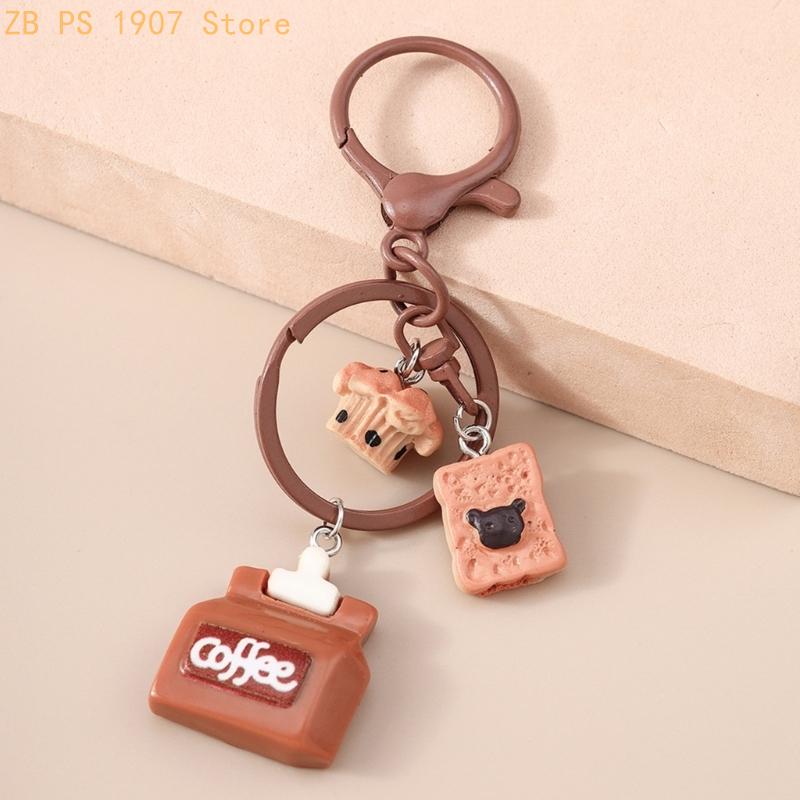 Resin Art Letter Keychain - Unikalny brelok do kluczy w stylu