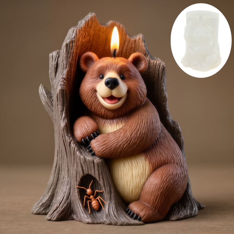 Resin Art Tree - Forma silikonowa na świecę w kształcie