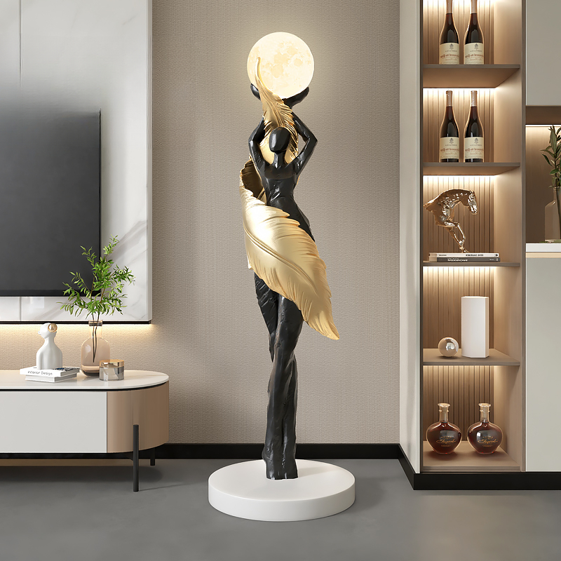 Resin Art In Floor - Nowoczesna dekoracja domu Abstrakcyjna rzeźba artystyczna