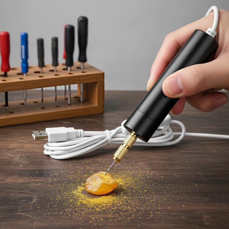 Resin Art Drill Machine - Mini wiertarka elektryczna zasilana przez USB,