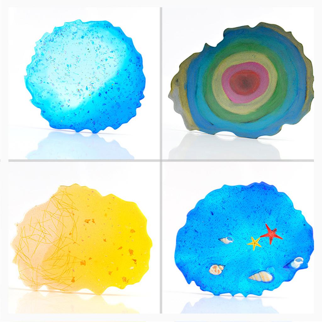 Resin Art Coasters - Forma do odlewania żywicy, silikonowa forma