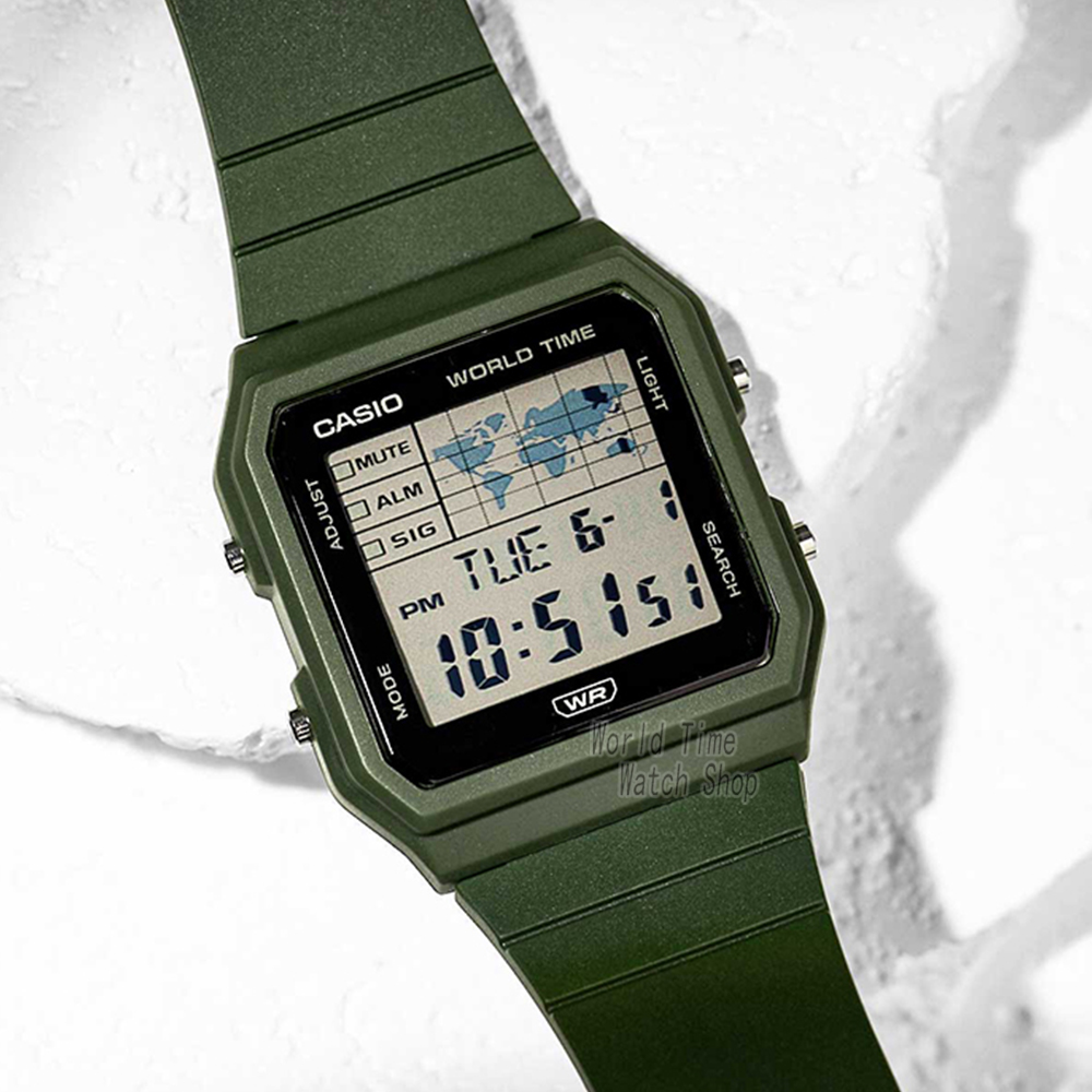 Resin Art Watch - Zegarek męski Casio, luksusowy zestaw, zegarek