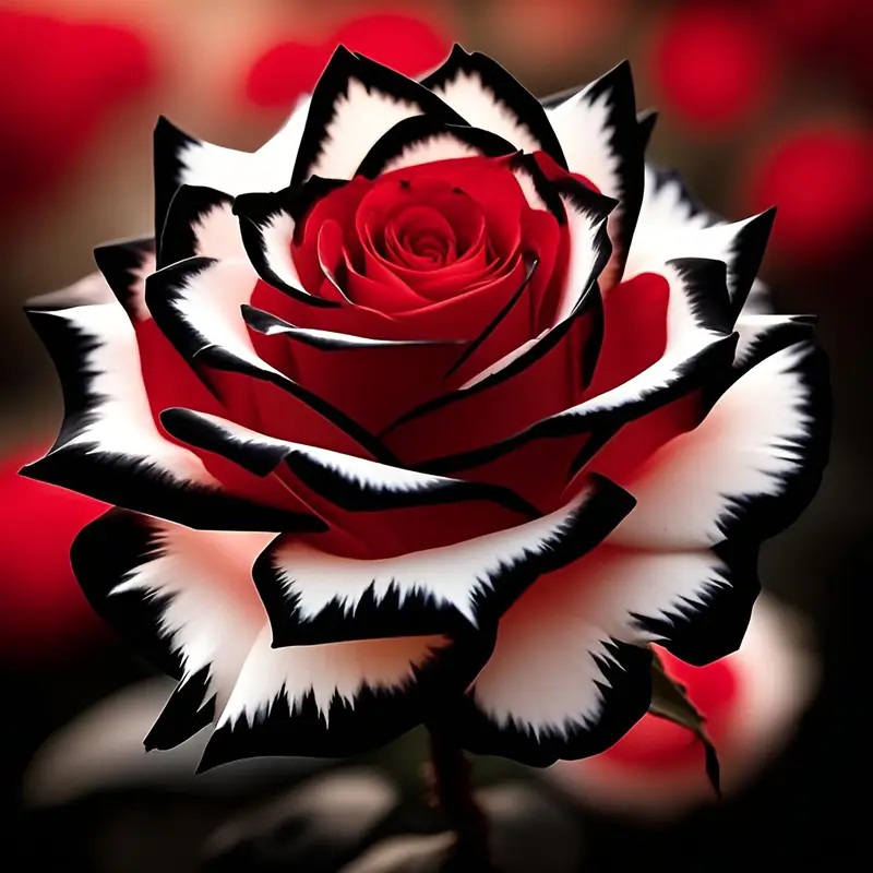 Resin Art Rose Petals - 1 szt. Diamentowa Mozaika „Płatek Róży”