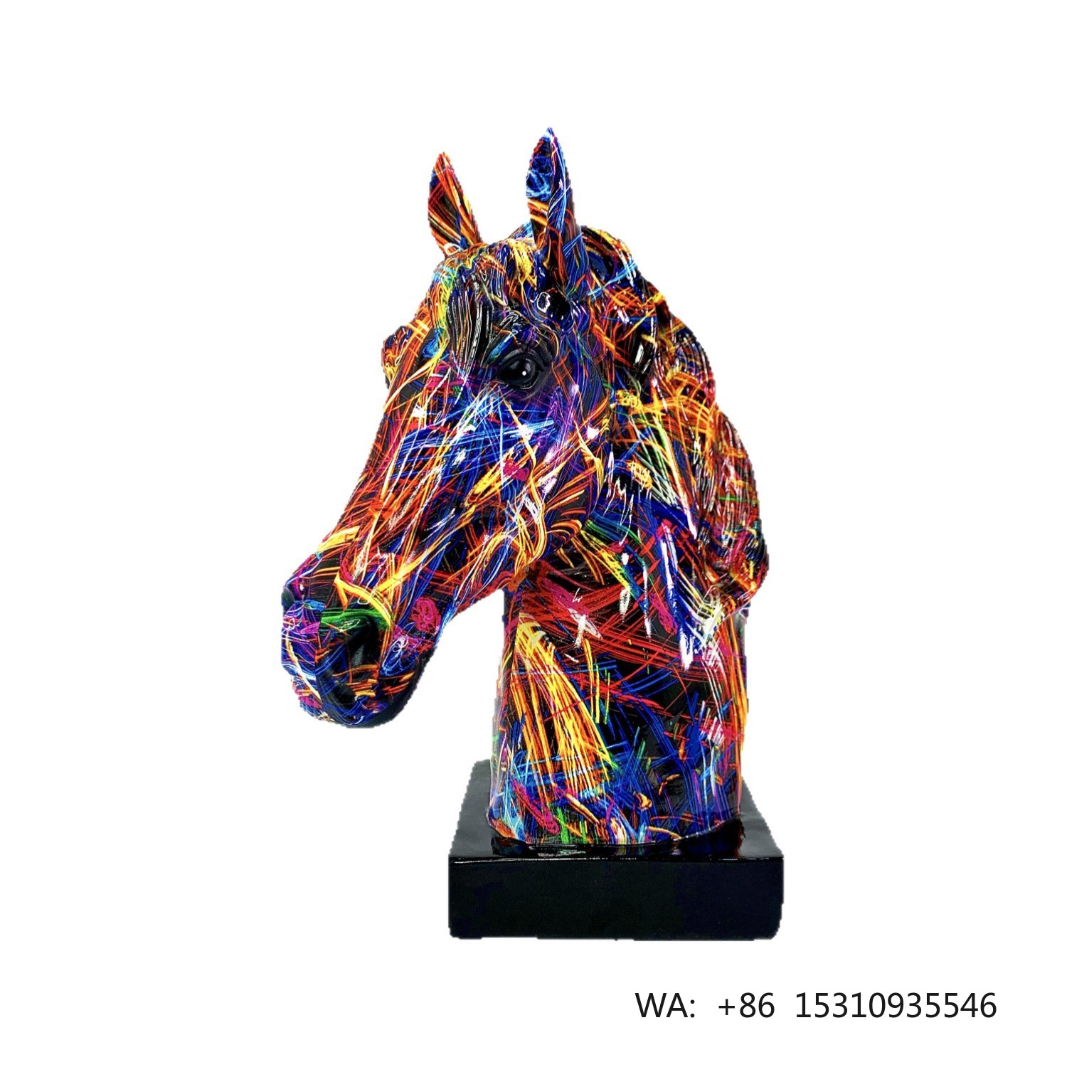 Resin Art Decor - Kreatywne żywiczne ozdoby w kształcie głowy