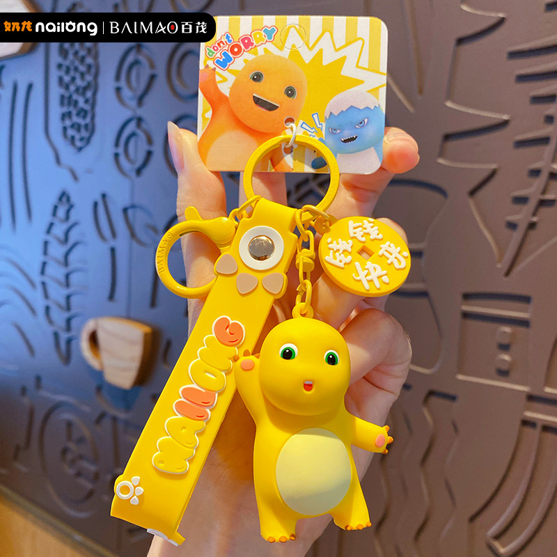Resin Art Hanging - Breloczek Cartoon Nailong Kawaii Mleczny Smok