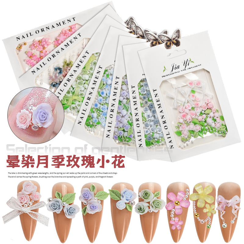 Resin Art Rose Petals - Letnie, świeże mini perły z żywicy,