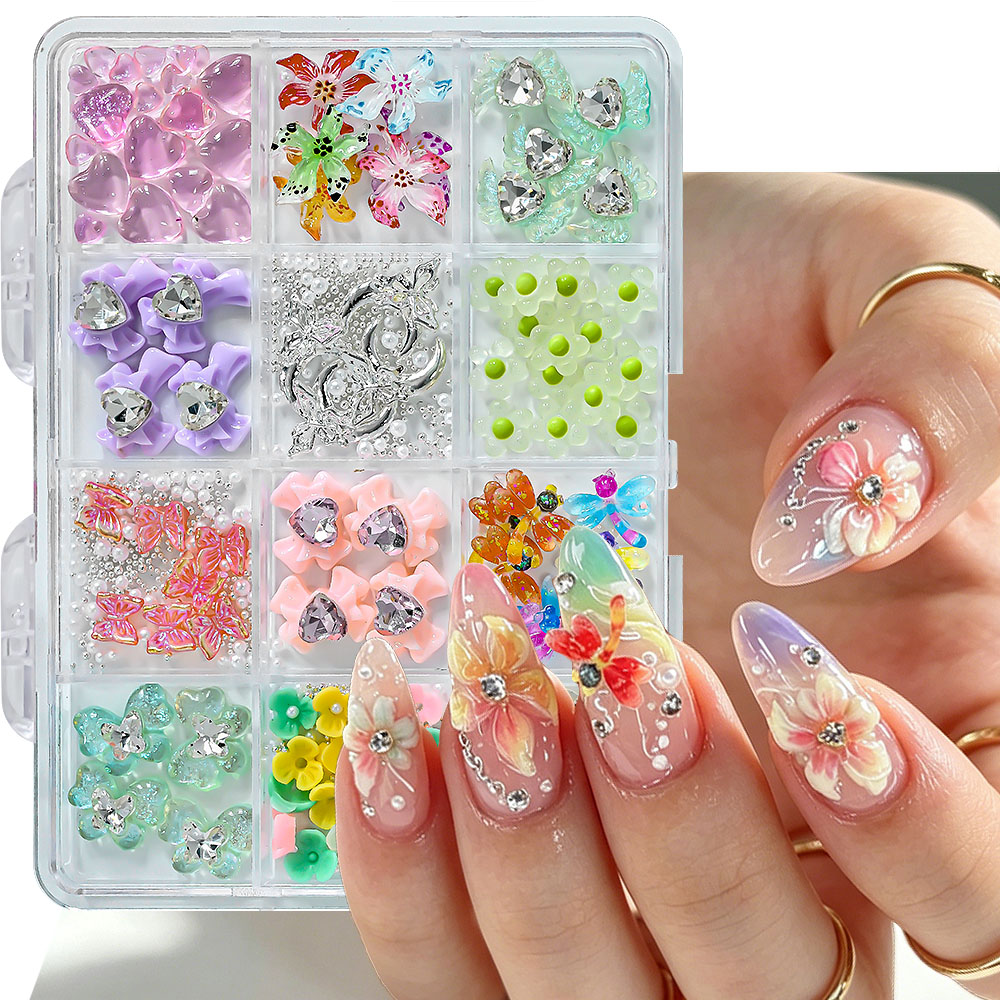 12 przegródek Mieszane Ozdoby  – Resin Art Rose Petals recenzja i cena