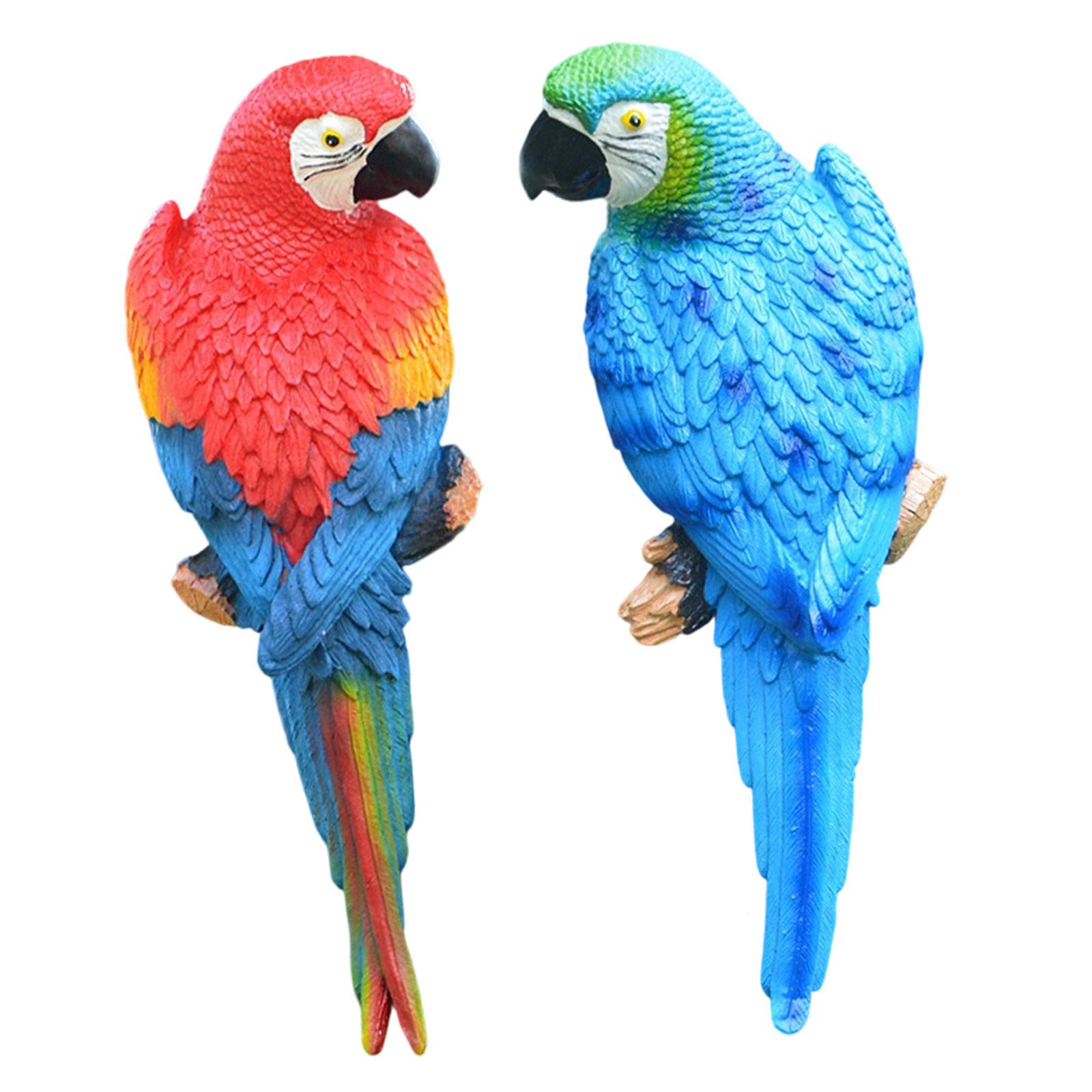 2 Sztuki Figurki Papug Ozdoba  – Resin Art Tree recenzja i cena