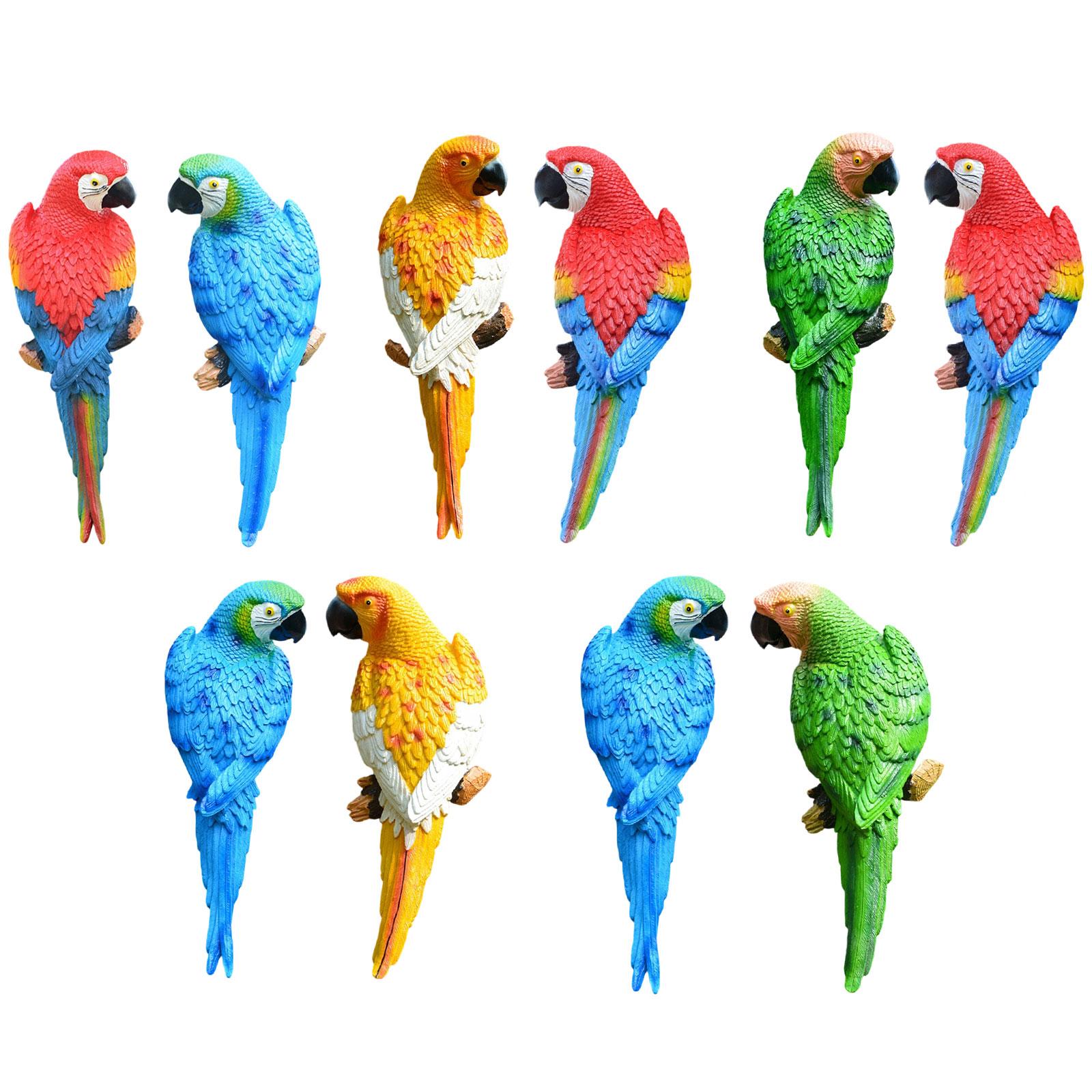 2 Sztuki Figurki Papug Ozdoba  – Resin Art Tree recenzja i cena