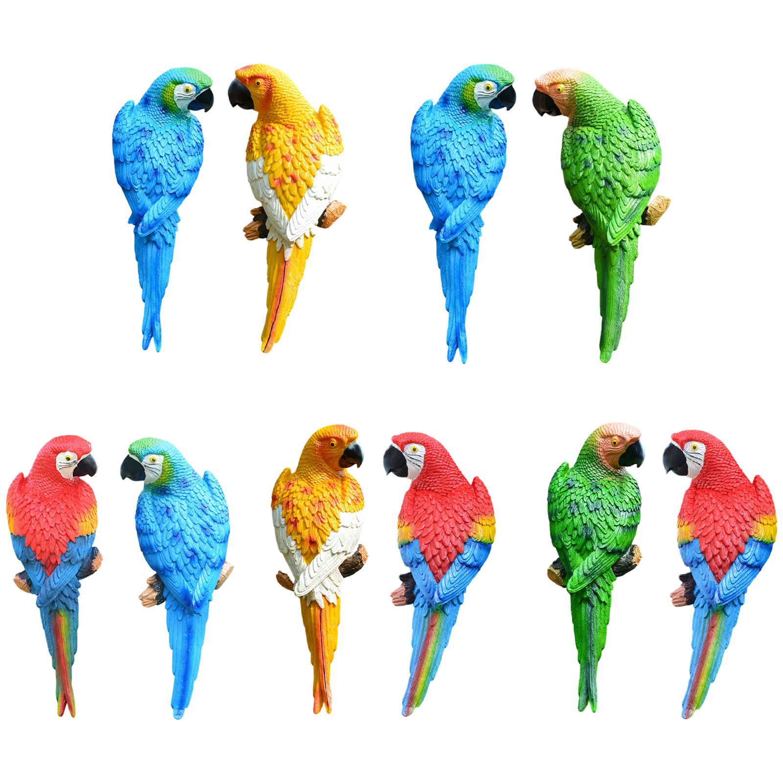 2 Sztuki Figurki Papug Ozdoba  – Resin Art Tree recenzja i cena