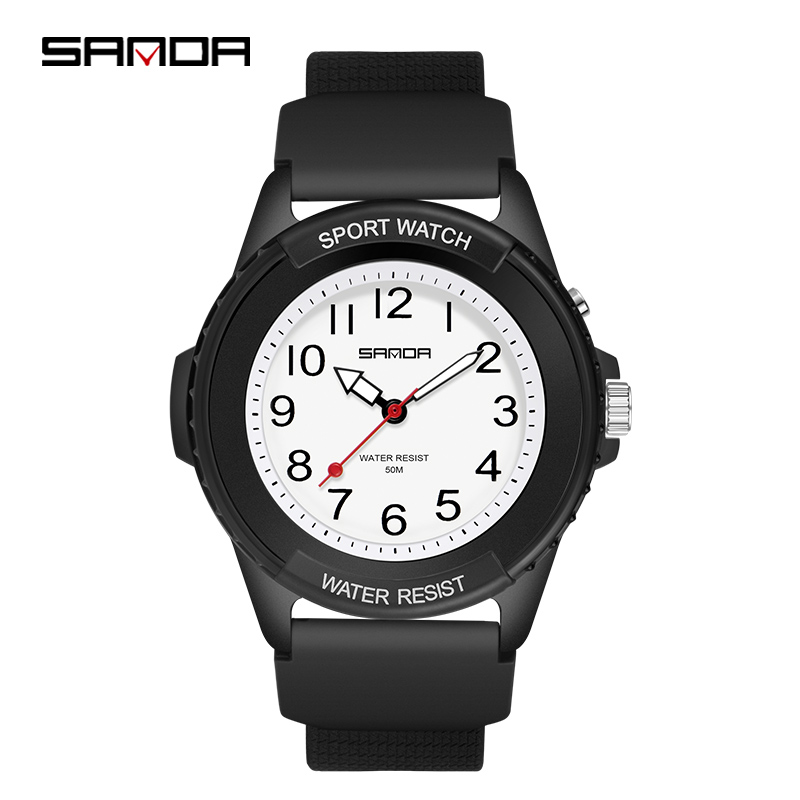 SANDA 6018 Nowe Modne Zegarki  – Resin Art Underwater recenzja i cena