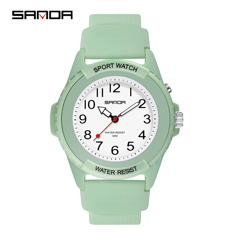 SANDA 6018 Nowe Modne Zegarki  – Resin Art Underwater recenzja i cena