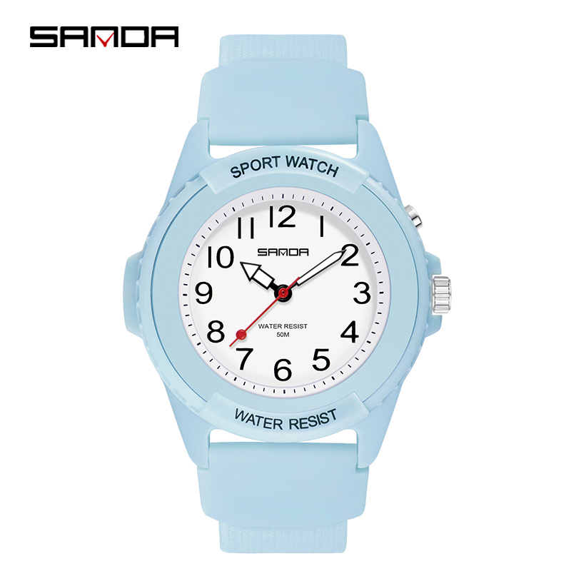 SANDA 6018 Nowe Modne Zegarki  – Resin Art Underwater recenzja i cena