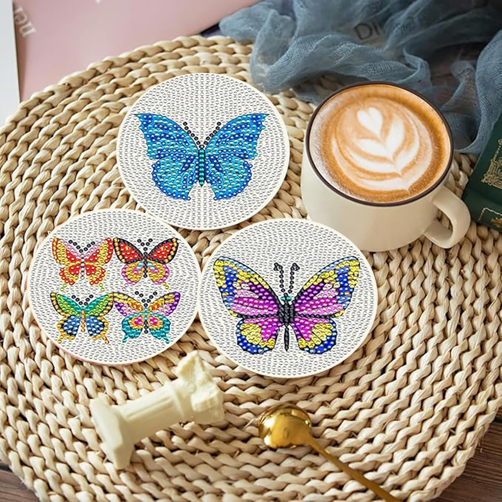 8 sztuk w zestawie, podkładki  – Resin Art Coasters recenzja i cena