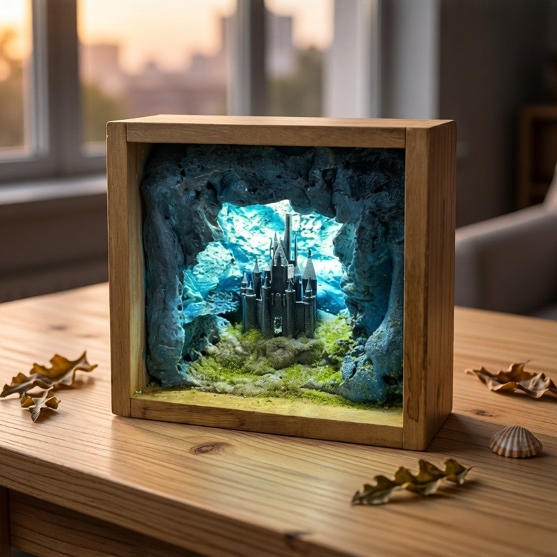 Kreatywny podwodny zamek – min – Resin Art Underwater recenzja i cena