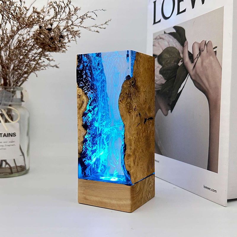 Lampa stołowa z żywicy o temat – Resin Art Decor recenzja i cena