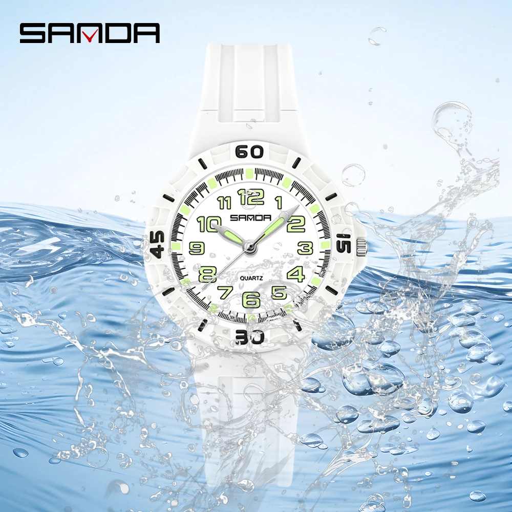 Zegarek kwarcowy SANDA dla stu – Resin Art Underwater recenzja i cena