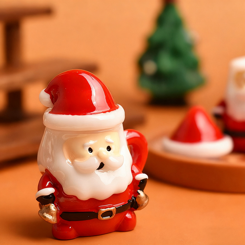 Mini Święty Mikołaj w filiżanc – Resin Art Handmade recenzja i cena