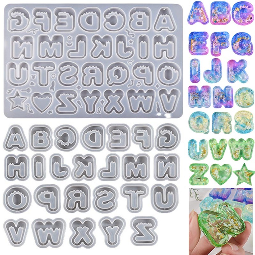 Forma silikonowa DIY do tworze – Resin Art Letter Keychain recenzja i cena