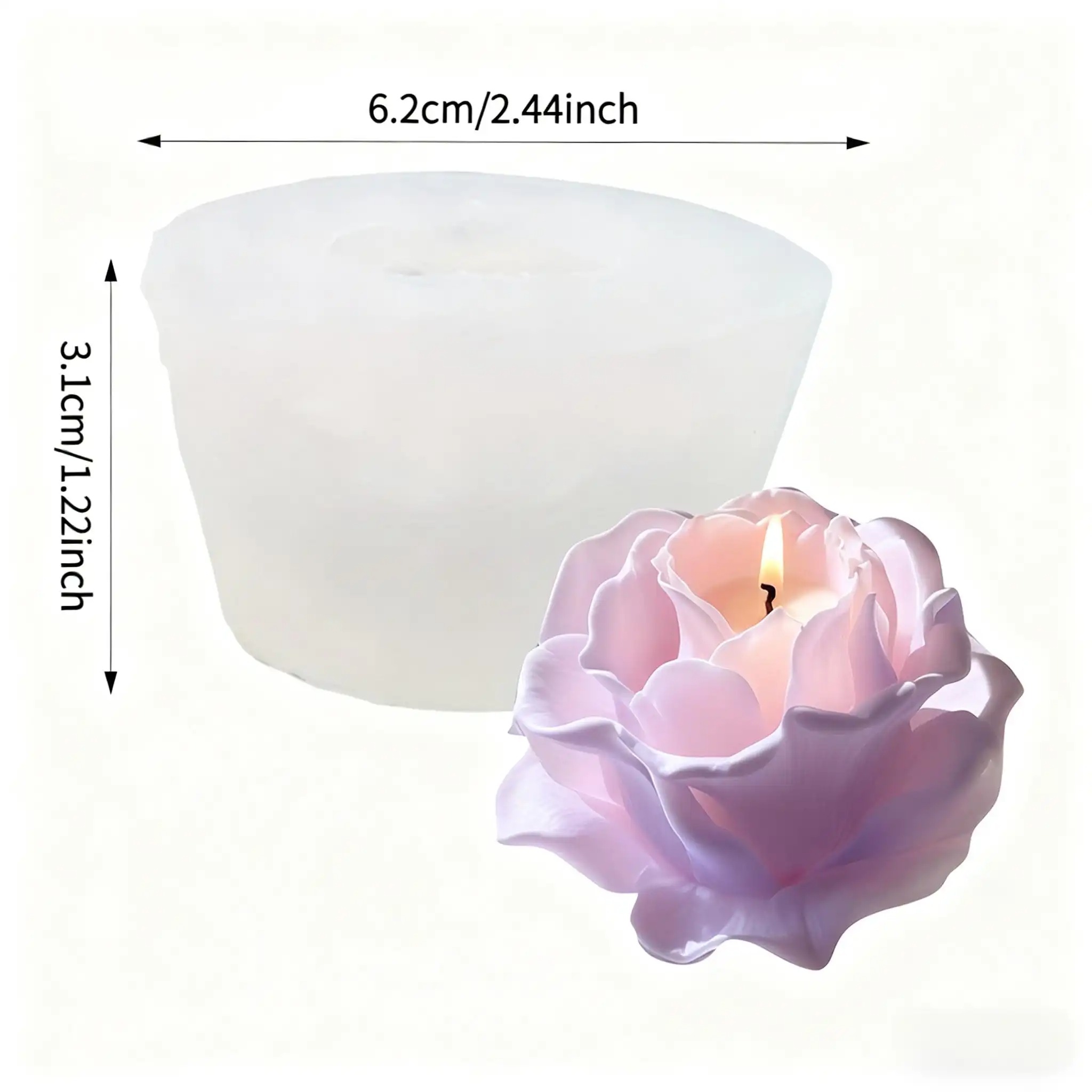 1 sztuka eleganckiej silikonow – Resin Art Rose Petals recenzja i cena