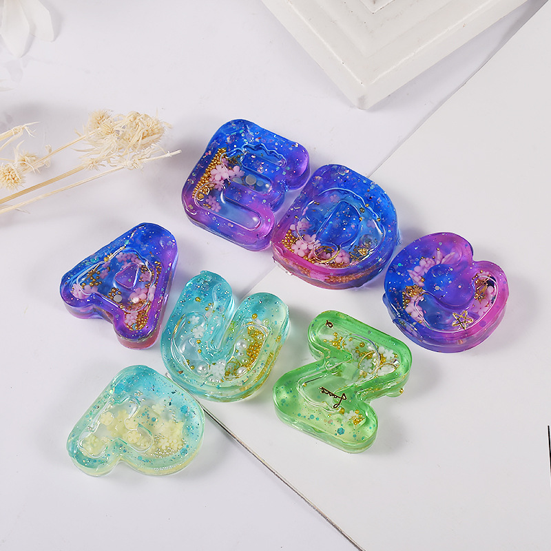 DIY Żywica Art Lody Litera Sil – Resin Art Letter Keychain recenzja i cena