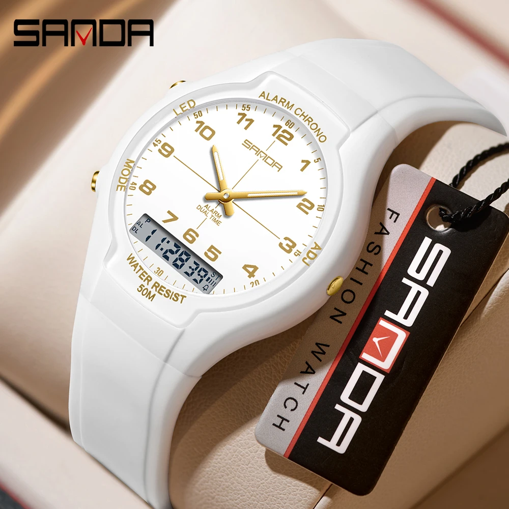 Zegarek SANDA New 6320, lekki  – Resin Art Underwater recenzja i cena