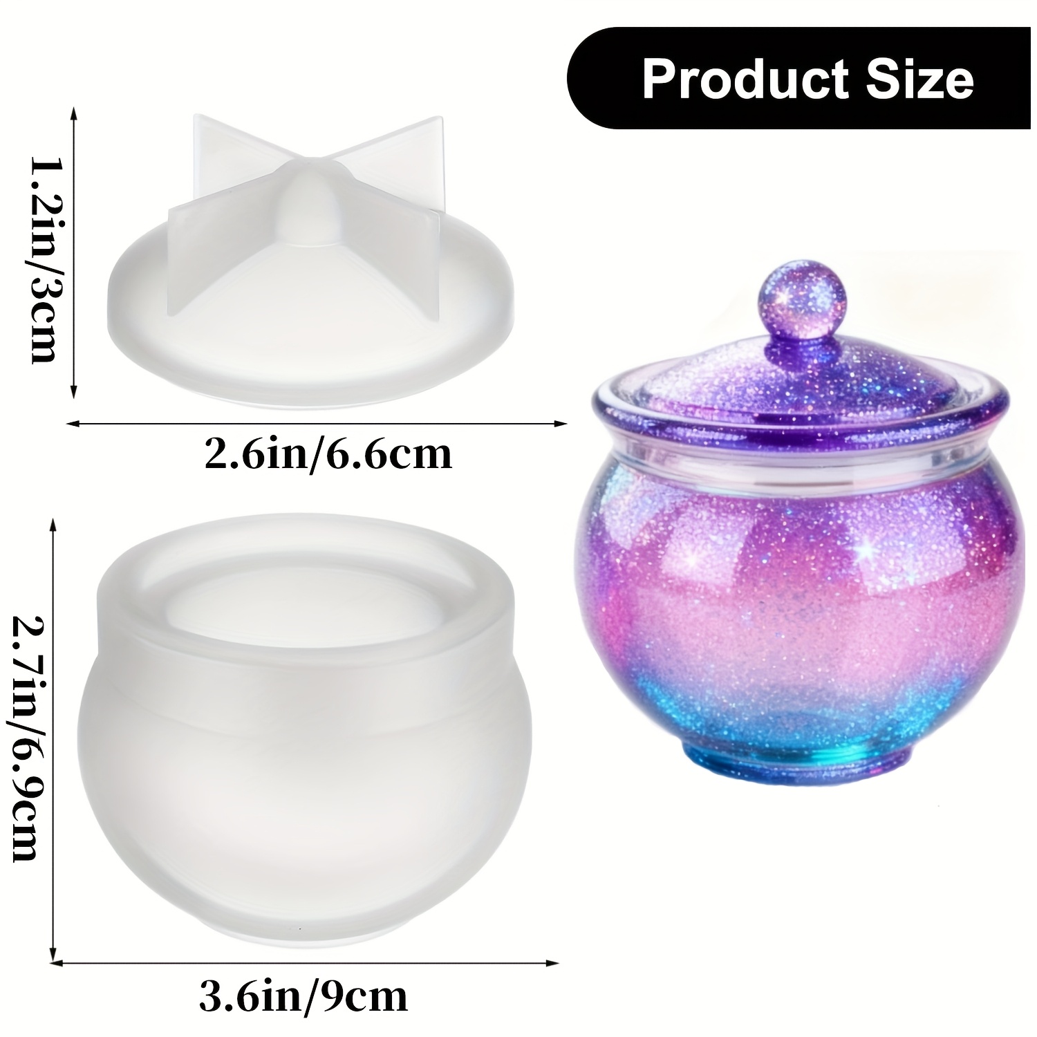 1 zestaw okrągłych form z żywi – Resin Art Jewellery recenzja i cena