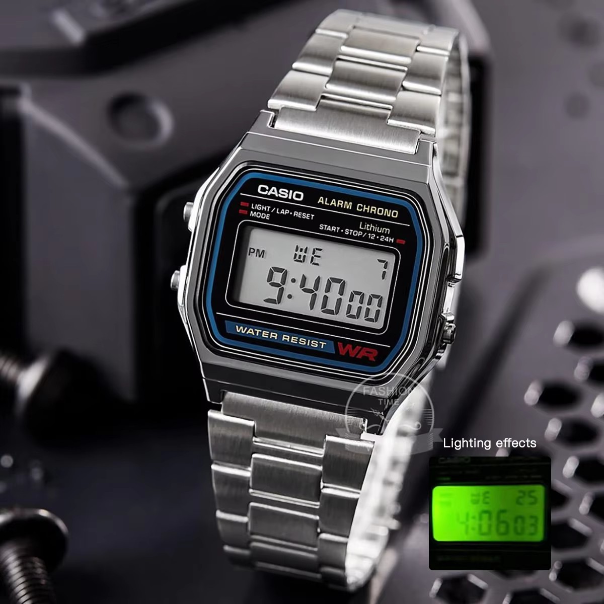 Zegarek Casio, srebrny, męski, – Resin Art Watch recenzja i cena